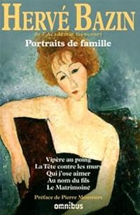 Couverture du livre Portraits de famille - Herve Bazin