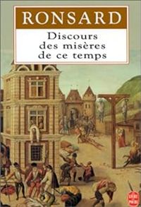 Couverture du livre Discours des misères de ce temps - Pierre De Ronsard