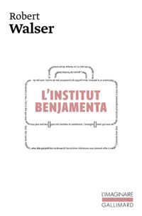 Couverture du livre L'Institut Benjamenta (Jakob von Gunten) - Robert Walser