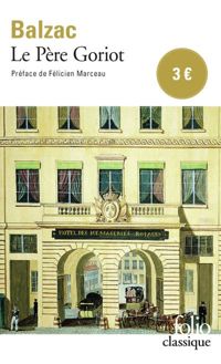 Couverture du livre Le père Goriot - Honore De Balzac