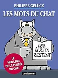 Couverture du livre Les mots du Chat - Philippe Geluck