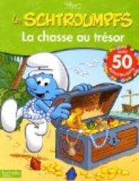 Couverture du livre Les Schtroumpfs : La chasse au trésor - Peyo 