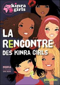 Couverture du livre Kinra girls : La rencontre des Kinra - Elvire Murail - Anne Cresci