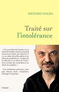 Couverture du livre Traité sur l'intolérance - Richard Malka