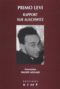 Couverture du livre Rapport sur Auschwitz - Primo Levi - Leonardo De Benedetti