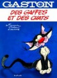 Couverture du livre Des gaffes et des chats - Andre Franquin - Yvan Delporte - Jidehem 