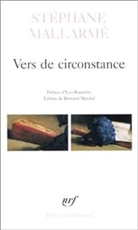 Couverture du livre Vers de circonstance - Stephane Mallarme