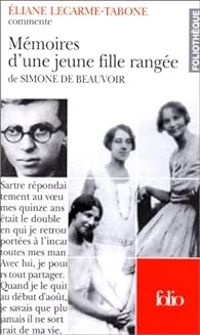 Liane Lecarme Tabone - 'Mémoires d'une jeune fille rangée' de Simone de Beauvoir