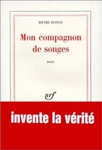 Couverture du livre Mon compagnon des songes - Henri Bosco