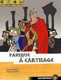 Couverture du livre Panique à Carthage - Alain Surget