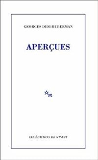 Couverture du livre Aperçues - Georges Didi Huberman