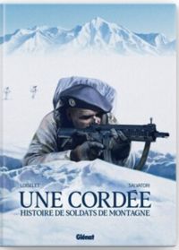 Couverture du livre Une cordée: Histoires de soldats de montagne - Herve Loiselet