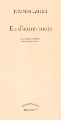 Couverture du livre En d'autres mots - Jhumpa Lahiri