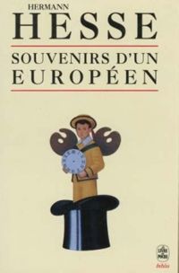 Couverture du livre Souvenirs d'un Européen - Hermann Hesse - Edmond Beaujon