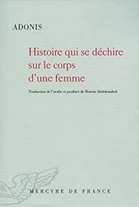  Adonis - Histoire qui se déchire sur le corps d'une femme
