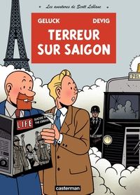 Couverture du livre Terreur sur Saigon - Philippe Geluck - Devig 