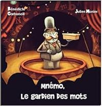 Couverture du livre Mnémo le gardien des mots - Carbone 