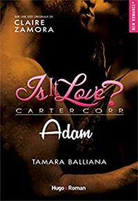 Couverture du livre Adam - Tamara Balliana - Claire Zamora