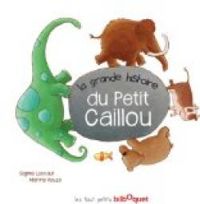 Couverture du livre La Grande Histoire du petit caillou - Sophie Lescaut