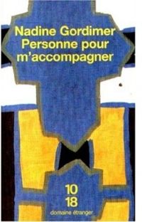 Couverture du livre Personne pour m'accompagner - Nadine Gordimer