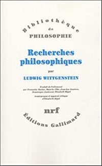 Ludwig Wittgenstein - Adam Smith - Recherches philosophiques